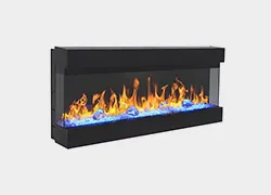 Partially Recessed electric fire