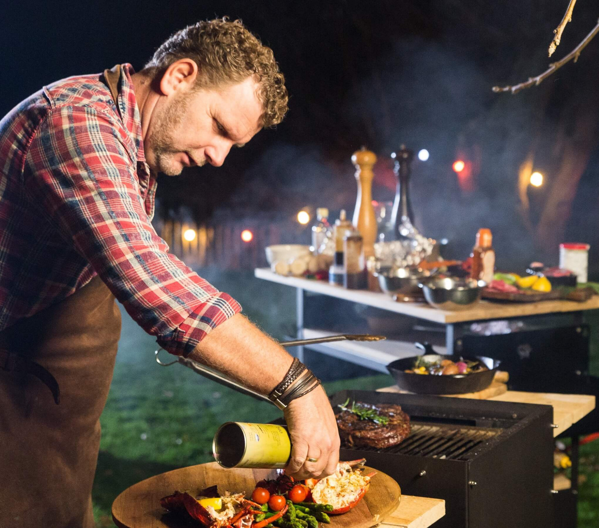 Cuisiner en extérieur avec produits Le Maitre