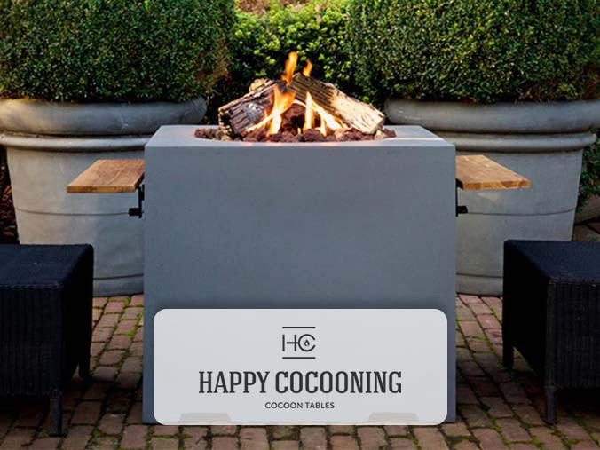 happy cocooning foyer à gaz extérieur