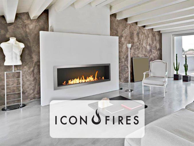 Icon Fires cheminée bioethanol Icon Fires cheminée bioethanol