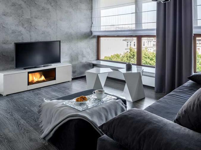 Meuble TV Planika Pureflame Meuble TV Planika Pureflame
