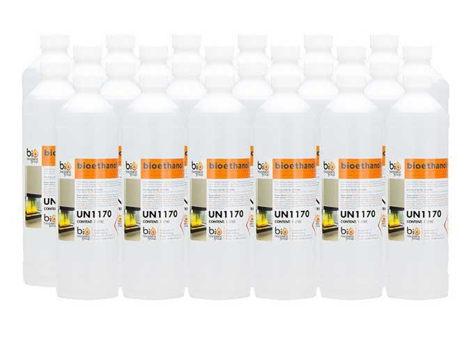 24 bouteilles de bioéthanol