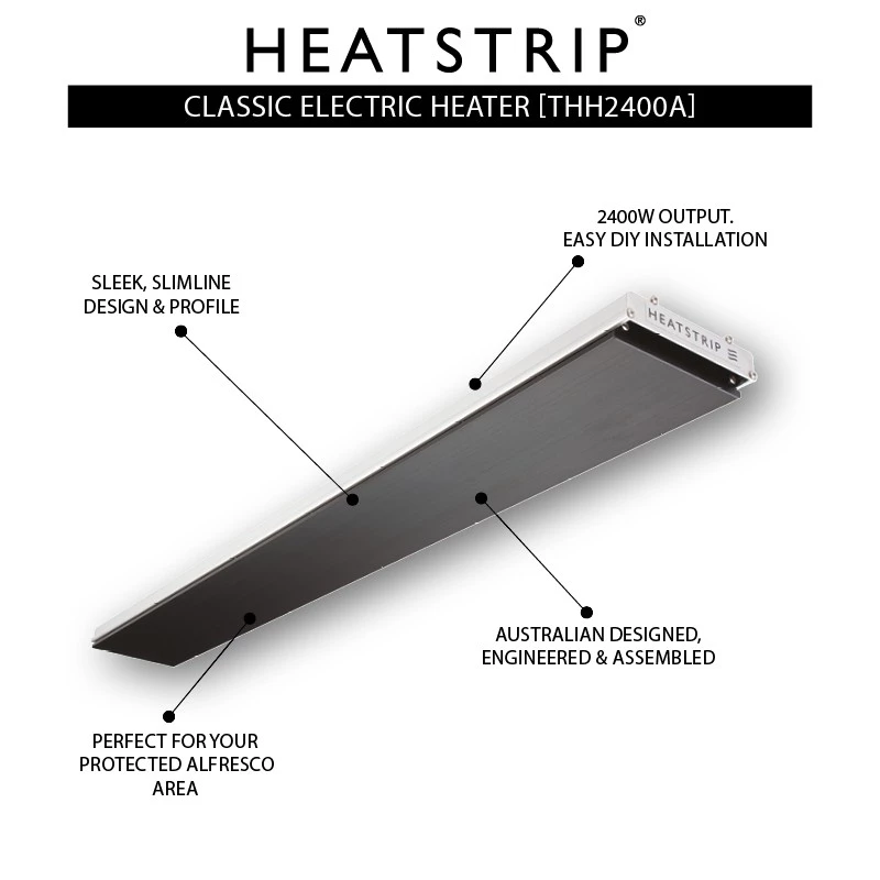 Heatstrip Design 2400 watt