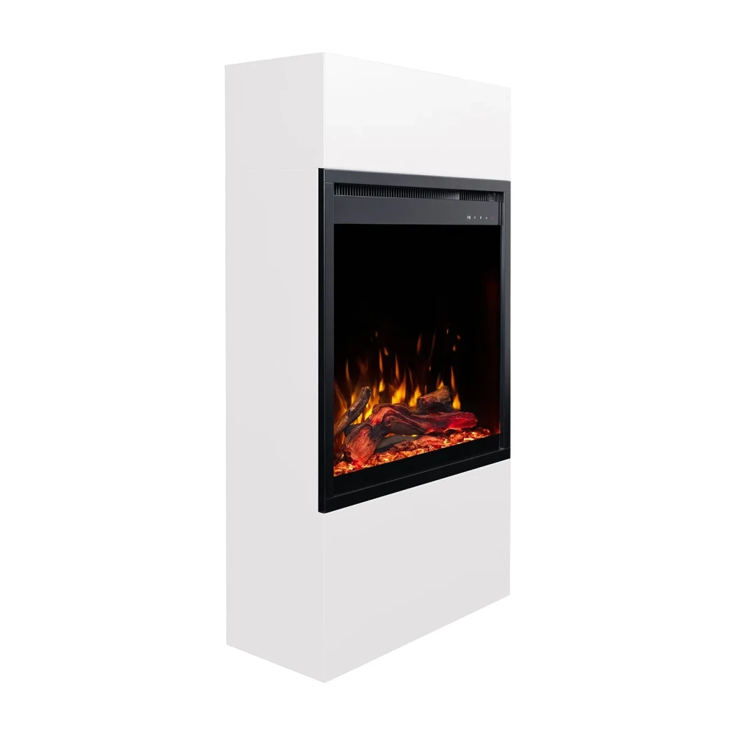 Cheminée Électrique Autoportante Milos 60 | Flammes Réalistes & Puissance de Chauffage de 1,5 kW