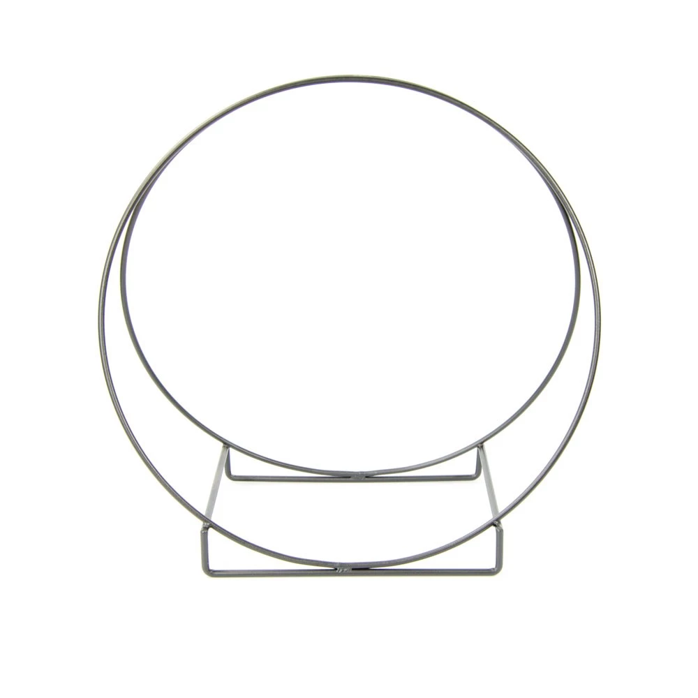 Porte-bûche circulaire pour cheminée | Bio-cheminee.fr |