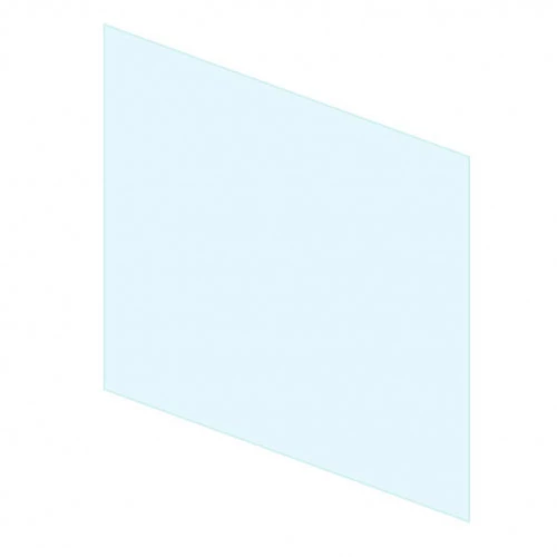 Verre complét d'un côté - 1400 mm | Bio-cheminee.fr |