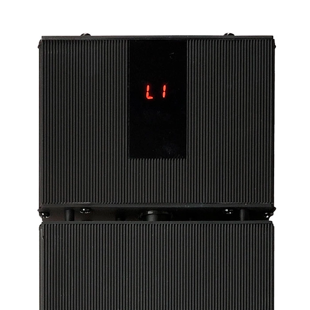 Heatstrip Design 2400W svart med fjernkontroll og app