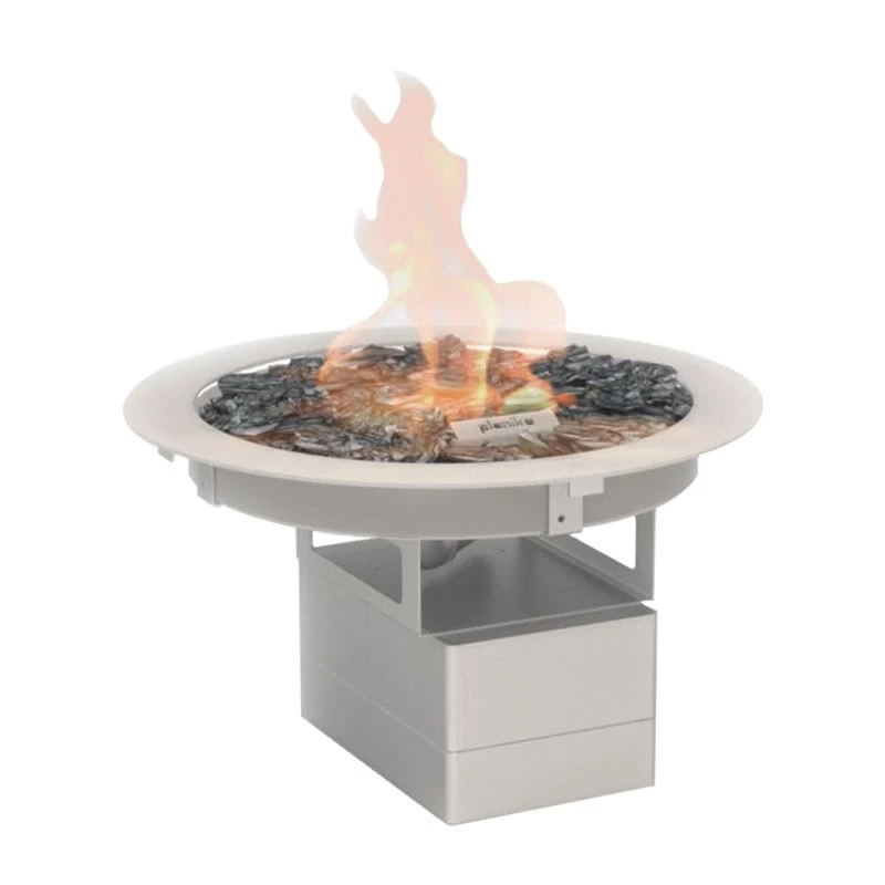 Planika Fires Galio Fire Pit Insert Automatique – Gaz – DIY – Table – 5 kW – Télécommande et app