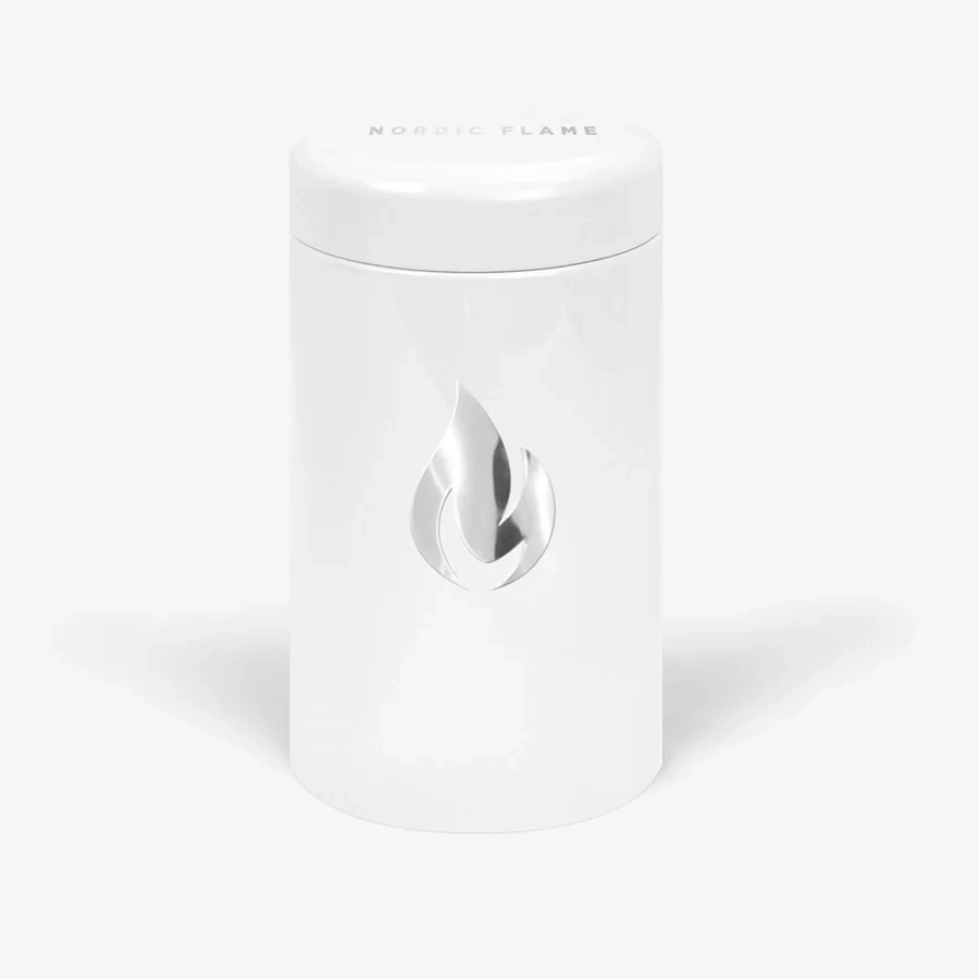 Support design pour allumettes – Blanc Nordic Flame | Bio-cheminee.fr |