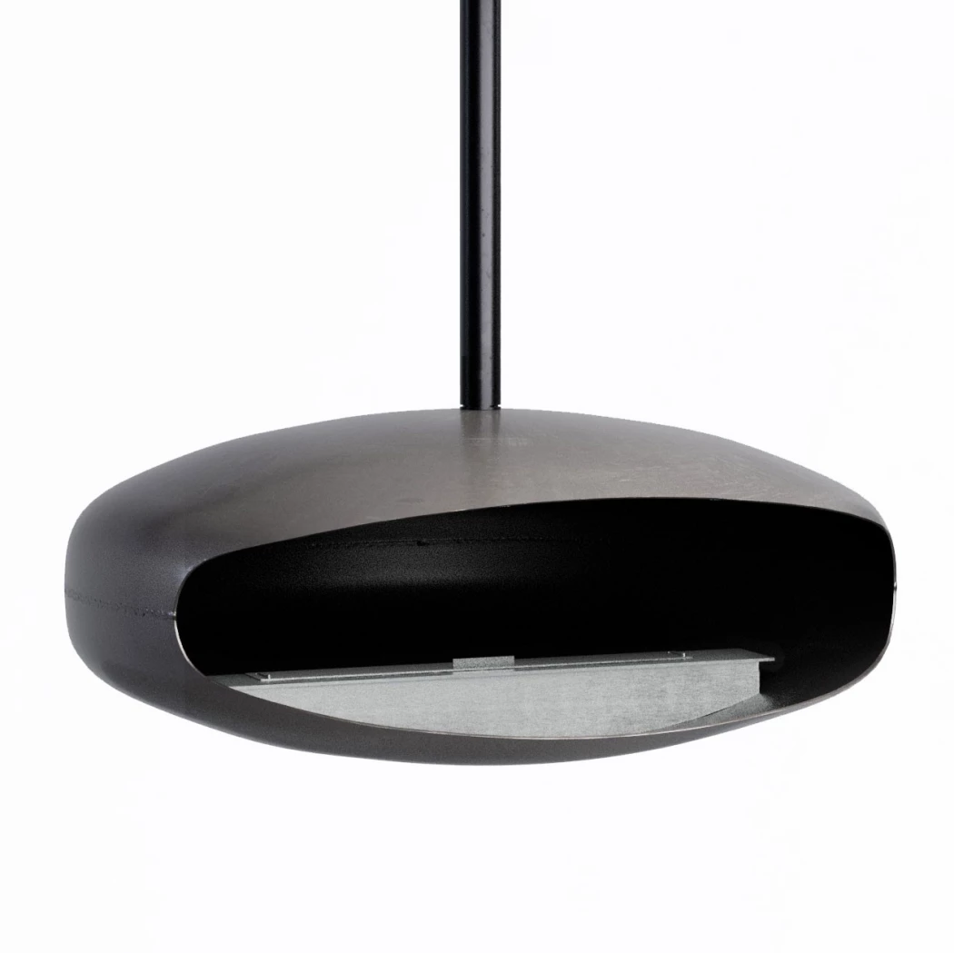 UFO-80 Mega New York de Hein & Haugaard - Bio-cheminée suspendue au plafond - Design unique et rustique - Peut brûler jusqu'à 6 heures