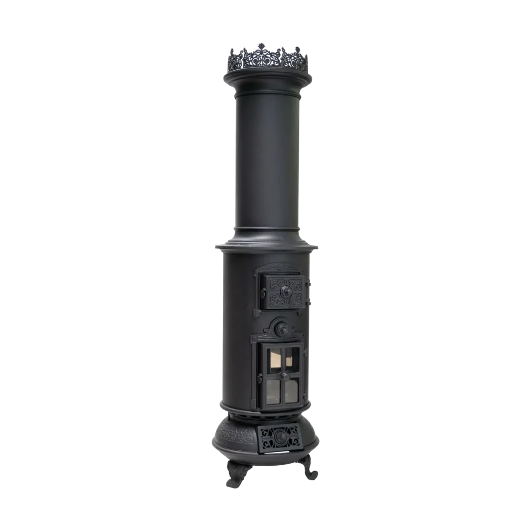 Westbo of Sweden Classic – Cheminée Bioéthanol Autoportante Noire – 2,3 kW – 5 h de combustion