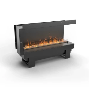 Cheminée d'angle droit Cool Flame 1000 de Planika Fires