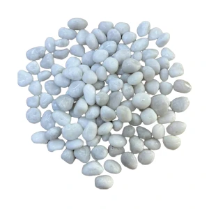 Pierres décoratives blanches 5 kg pour cheminée bioéthanol