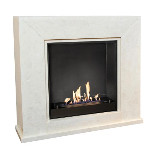 Cheminée bio polie de style classique par Xaralyn. Cheminée bio classique dans un design qui conviendra à la plupart des maisons. Le brûleur de 2,0 litres fournit une durée de com
