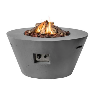 Foyer au gaz Cocoon Table Cone anthracite Foyer au gaz Cocoon Table Cone anthracite