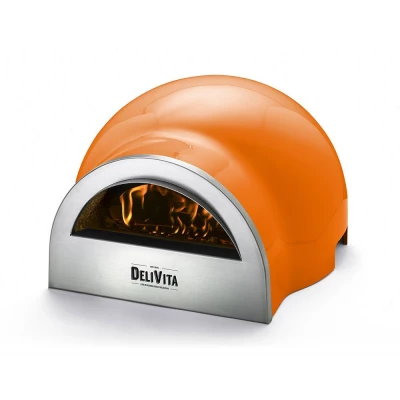 Four à pizza DeliVita pour l'extérieur - Le four Orange Blaze Four à pizza orange d'extérieur