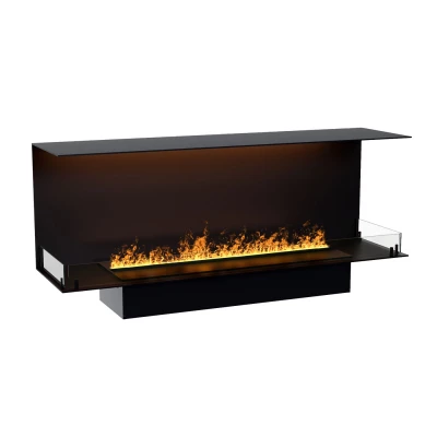 Foco Myst Three 1500 – Cheminée hybride à encastrer avec trois côtés ouverts Foco Myst Three 1500