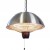 Chauffe-terrasse argent suspendu