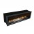 Icon Fires Slimline Firebox 1100 en acier brossé