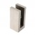 Supports carrés en acier pour verre de protection