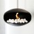 24 galets en céramique blanc, une élégante décoration de cheminée bio qui rend le feu encore plus invitant.