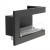 Insert de cheminée angle contemporaine 