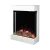 Cheminée électrique Dammer – Blanc