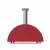 Four à pizza à bois Moderno 5 Pizzas Rouge pour cuisson extérieure
