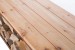 Banc avec stockage pour le bois