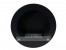 Cheminée ronde en noir