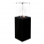 Cheminée au gaz noire