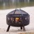 Brasero barbecue en acier