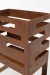 Madison - Panier de feu en acier corten