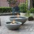 Cheminée bio extérieure ronde EcoSmart Mix 600