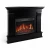 ArtiFlame Albion Corner AF23S en noir-brun