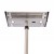 Chauffe-terrasse argent Hortus
