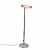 Lampadaire chauffant argent 