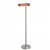 Lampadaire chauffant argent