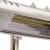 Lampadaire chauffant argent
