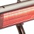 Lampadaire chauffant argent