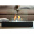 Cheminée bio noire de table sur pied parfaite comme décoration d'étagère. Bonne affaire.