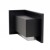 Insert de cheminée angle contemporaine 