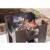 Brasero en acier foncé pour votre jardin