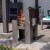 Brasero en acier foncé pour votre jardin