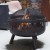 Brasero barbecue en acier