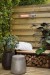 Banc avec stockage pour le bois