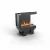 Cheminée d'angle droit Cool Flame 500 de Planika Fires 