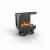 Cheminée d'angle droit Cool Flame 500 de Planika Fires 