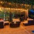 Cheminée d'extérieur à gaz Galio Fire Pit Black