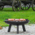 Brasero rond noir